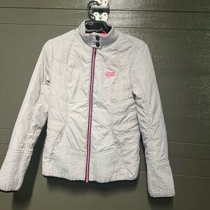 Fox Racing Women's Quilted Jacket - Light Gray